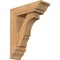 Ekena Millwork Balboa Traditional Smooth Bracket w/ Offset Brace, Western Red Cedar, 5 1/2"W x 16"D x 20"H BKT0604X16X20BOA01SWR - alternate 1